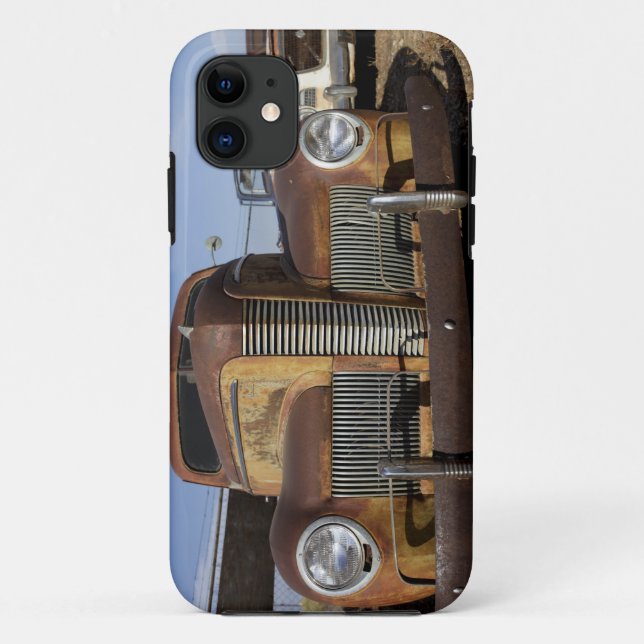 Capa Para iPhone 11 Tucumcari, New mexico, os Estados Unidos. Rota 66. (Verso)