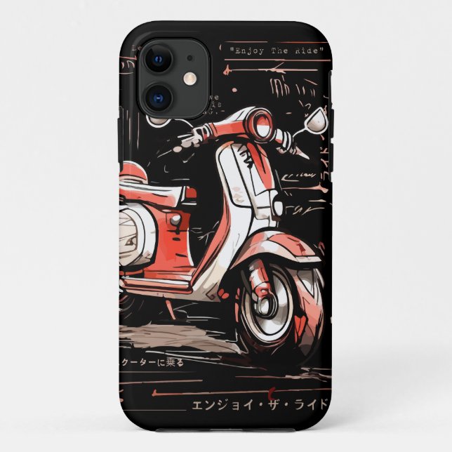 Capa Para iPhone 11 Tudo em Scooter (Verso)