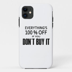 Capa Para iPhone 11 Tudo está 100% fora se você não Comprar