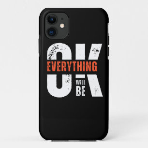 Capa Para iPhone 11 Tudo ficará bem, cobrir móveis