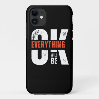 Capa Para iPhone 11 Tudo ficará bem, cobrir móveis