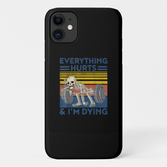Capa Para iPhone 11 Tudo Magoa Pesar Ness Gym Gift (Verso)