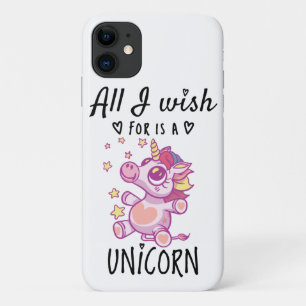 Capa Para iPhone 11 Tudo o que desejo é um Unicórnio
