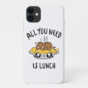 Capa Para iPhone 11 Tudo o que você precisa é almoço