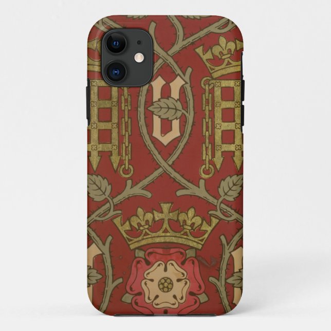 Capa Para iPhone 11 "Tudor aumentou", papel de parede da reprodução (Verso)