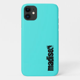 Capa Para iPhone 11 Turquesa Neon Fluorescente