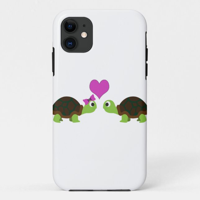 Capa Para iPhone 11 Turtle Love (Verso)