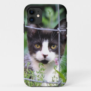 Capa Para iPhone 11 Tuxedo Kitten Xena no caso do iPhone 5 do Jardim
