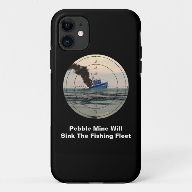 Capa Para iPhone 11 U-29 - Stop Pebble Mine (Verso)