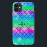 Capa Para iPhone 11 Um belo espectro de cores de sereia no iPad Air Co<br><div class="desc">SIRENA PROTEÇÃO DO ESTILO LINDA E COM ESTILO</div>