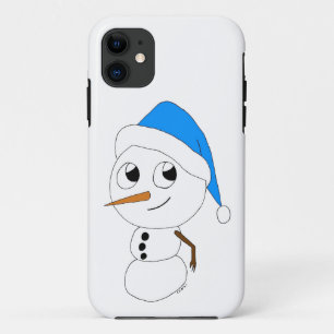 Capa Para iPhone 11 um boneco de neve chibi
