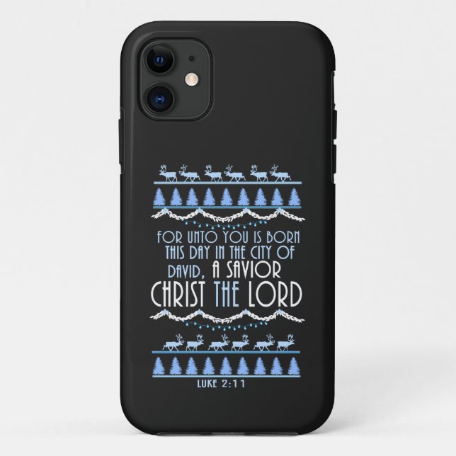Capa Para iPhone 11 Um Cristo Salvador O Senhor (Verso)