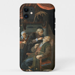 Capa Para iPhone 11 Um dentista que examina o dente de um ancião (ól