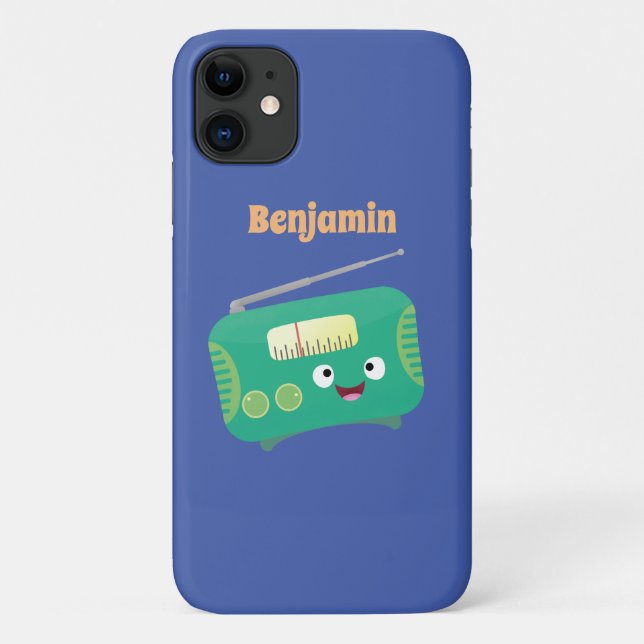 Capa Para iPhone 11 Um desenho animado e divertido (Verso)
