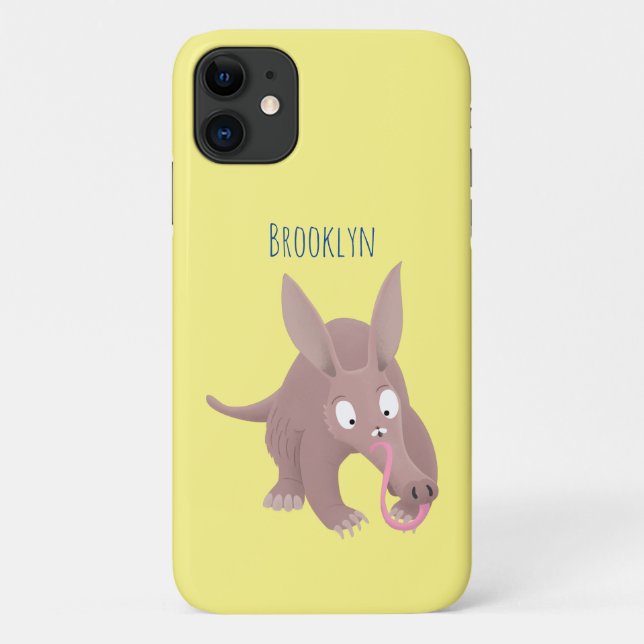 Capa Para iPhone 11 Um desenho animado engraçado (Verso)