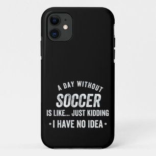 Capa Para iPhone 11 Um Dia Sem Futebol É Como Brincar