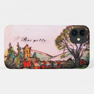 Capa Para iPhone 11 Um esboço de arte da Vila Britânica Idyllic