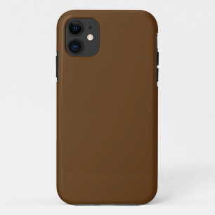 Capa Para iPhone 11 um fundo castanho com uma borda branca