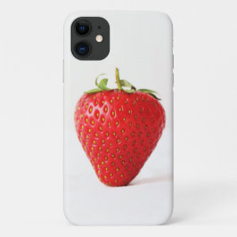 Capa Para iPhone 11 Um iphcnm de morango Vermelho