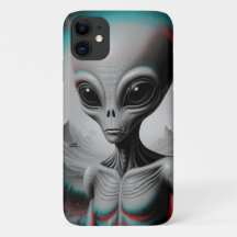 uma alienígena com tema iPhone 11