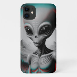 Capa Para iPhone 11 uma alienígena com tema iPhone 11
