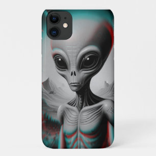 Capa Para iPhone 11 uma alienígena com tema iPhone 11