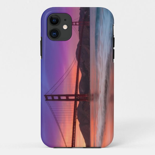 Capa Para iPhone 11 Uma captação de golden gate bridge de San (Verso)