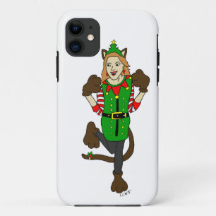 Capa Para iPhone 11 uma catalhadora de Natal