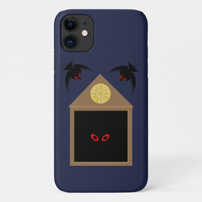 Capa Para iPhone 11 Uma Desgentileza de Ravens Halloween (Verso)