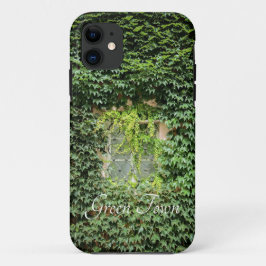 Capa Para iPhone 11 Uma janela em plantas verdes