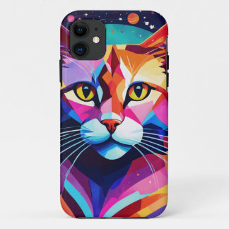 Capa Para iPhone 11 Uma pintura de design gráfico de deco artístico co