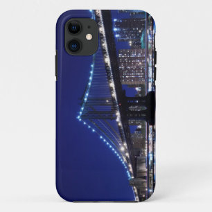 Capa Para iPhone 11 Und de Manhattanbrücke - nachts da skyline