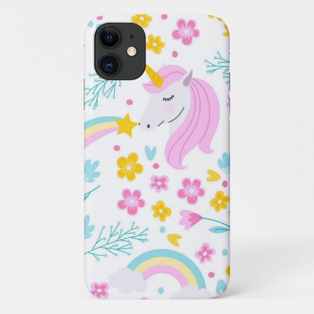 Capa Para iPhone 11 Unicorn Fantasy (Verso)