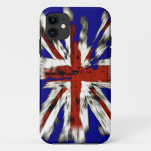 Capa Para iPhone 11 Union Jack britânico angustiado