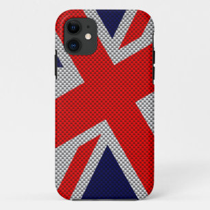 Capa Para iPhone 11 Union Jack vibrante no impressão do estilo da