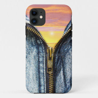 Capa Para iPhone 11 unzipping o nascer do sol