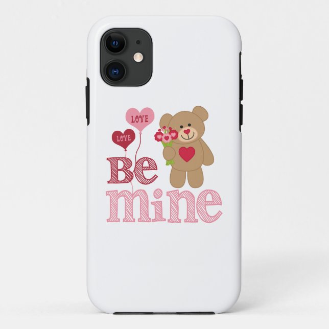 Capa Para iPhone 11 Ursinho Namorados Be Mine (Verso)