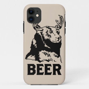 Capa Para iPhone 11 Urso + Cerveja = Cerveja