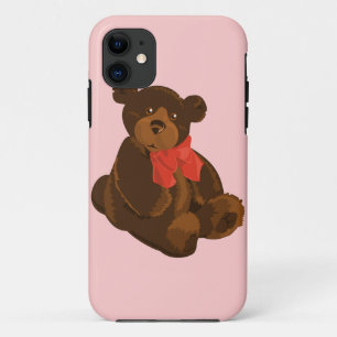 Capa Para iPhone 11 Urso de desenho animado bonito