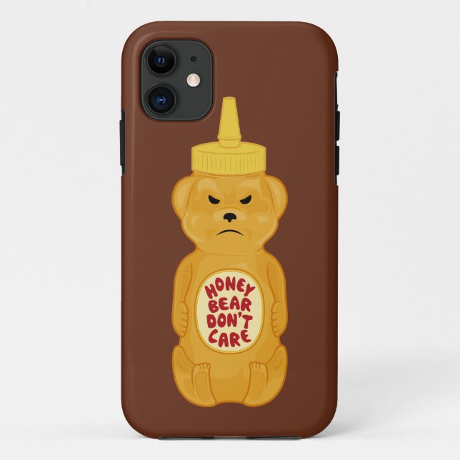 Capa Para iPhone 11 Urso de mel (Verso)