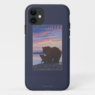 Capa Para iPhone 11 Urso e Cub - Wrangell, Alaska