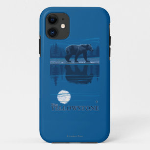 Capa Para iPhone 11 Urso no luar - Yellowstone ocidental, Montana