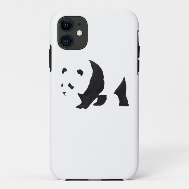 Capa Para iPhone 11 Urso panda grande (Verso)