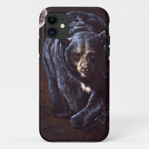 Capa Para iPhone 11 Urso preto do luar