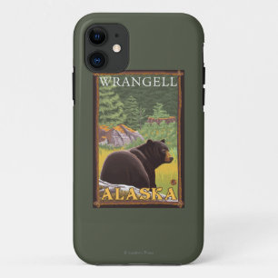 Capa Para iPhone 11 Urso preto na floresta - Wrangell, Alaska