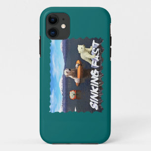 Capa Para iPhone 11 Ursos Polares - Descendo Rápido