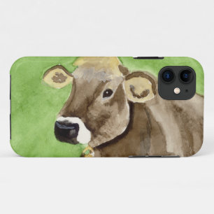 Capa Para iPhone 11 Vaca castanha