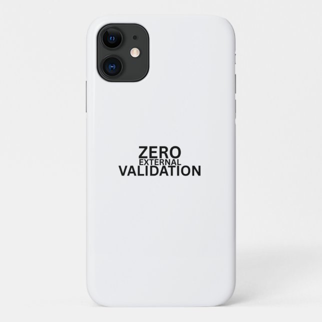 Capa Para iPhone 11 Validação Externa Zero Elegante     (Verso)