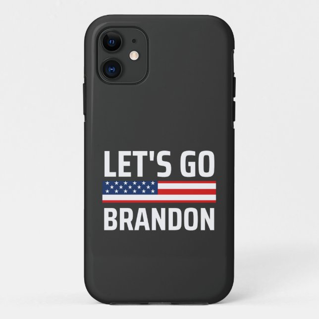 Capa Para iPhone 11 vamos brandon chant joe biden, vamos fazer soutien (Verso)