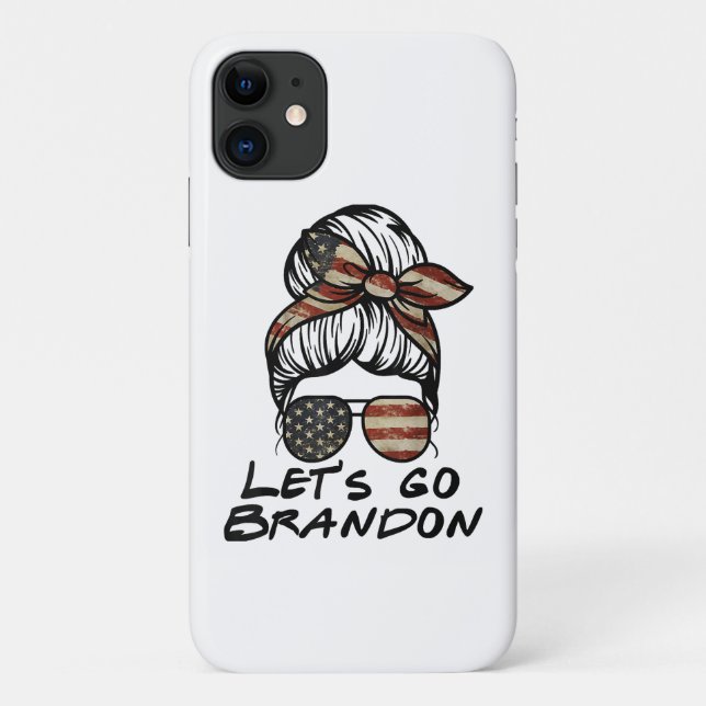 Capa Para iPhone 11 Vamos Brandon, Vamos Brandon  (Verso)